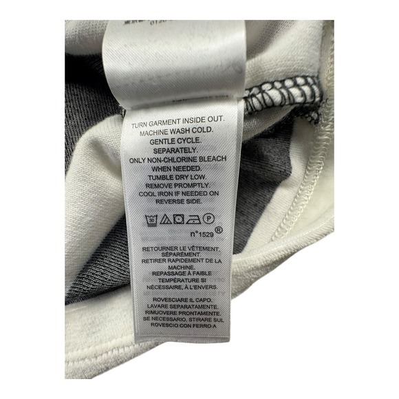 Lauren Ralph Lauren Black White Stripe Knit Dress 3/4 Sleeve Size Small NWT - Picture 5 of 8